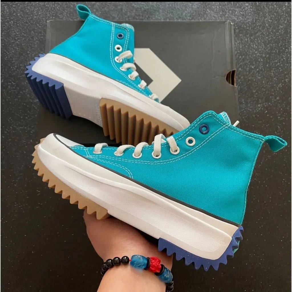 Giày Converse Run Star Hike High 'Rapid Teal Rush Blue' 167108C — ảnh 3