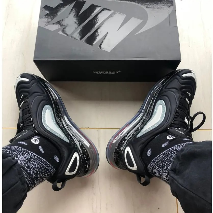 Giày Nike Undercover x Air Max 720 'Black' CN2408-001 — ảnh 4