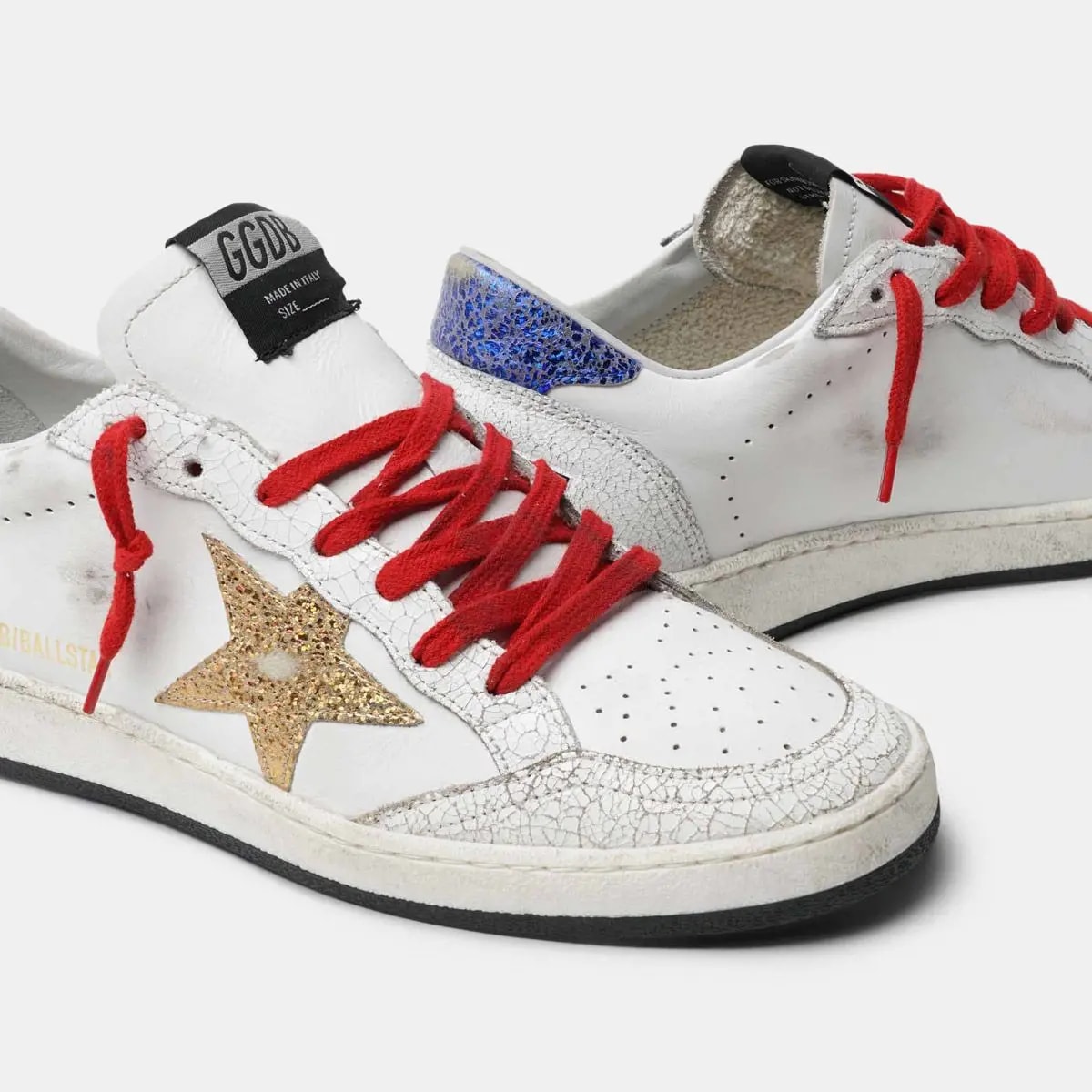 Giày Golden Goose Ball Star 'Gold Star Blue Heel' G36WS592-A72 — ảnh 3