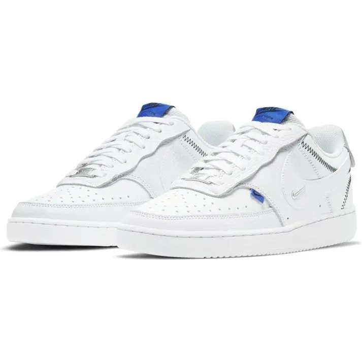 Giày Nike Wmns Court Vision Low SE 'White Metallic Silver' DD1648-100 — ảnh 5