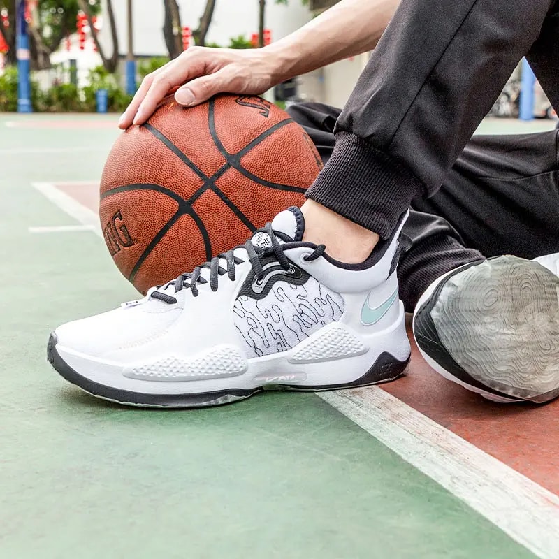 Giày Nike PG 5 EP 'White Black' CW3146-100 — ảnh 2