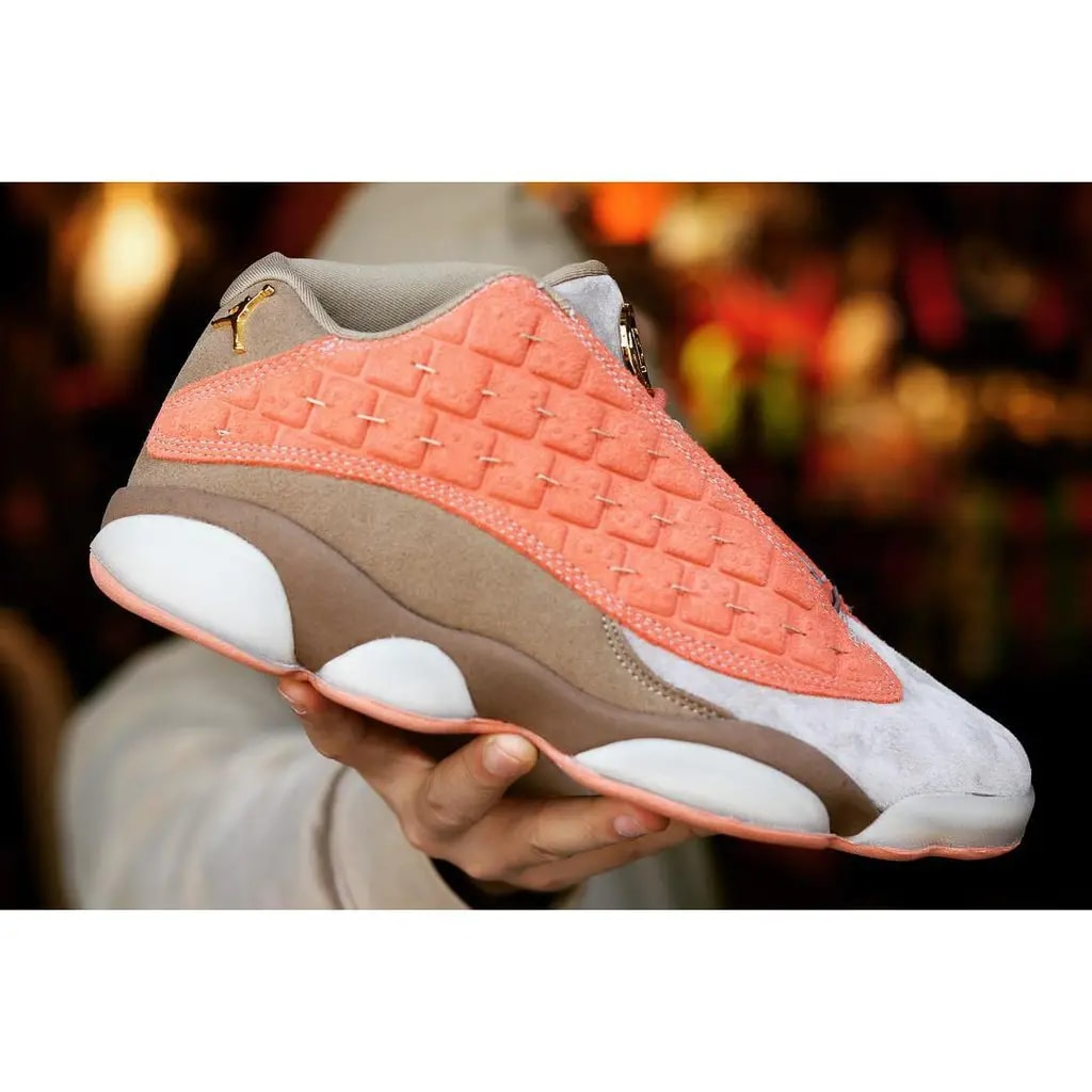 Giày Nike CLOT x Air Jordan 13 Retro Low NRG 'Terracotta' AT3102-200 — ảnh 5