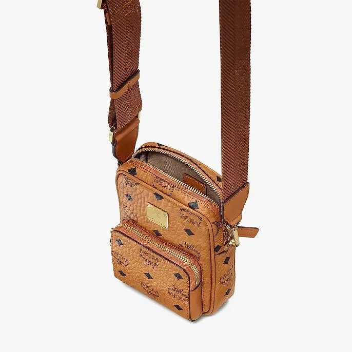 Túi MCM Tech Crossbody Visetos Cognac MMRASVI02CO001 — ảnh 5