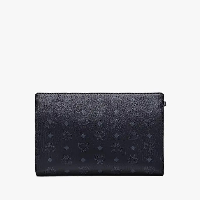 Túi MCM Standing Wristlet Zip Pouch in Visetos Original MXZBSVI14BK001 — ảnh 5