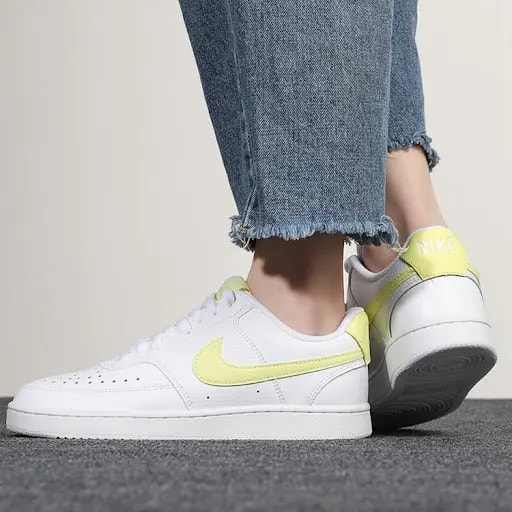 Giày Nike Wmns Court Vision Low 'White Light Zitron' CD5434-109 — ảnh 2