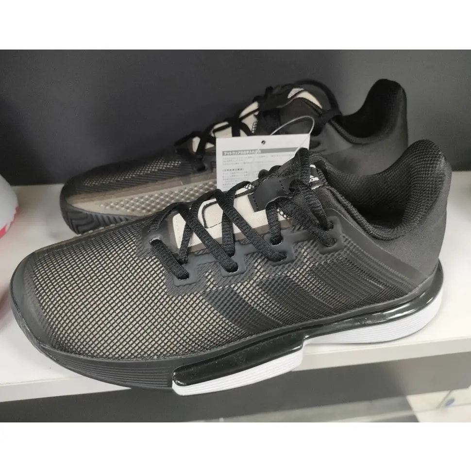 Giày Tennis Adidas Solematch Bounce 'Black White' EF0570 — ảnh 2