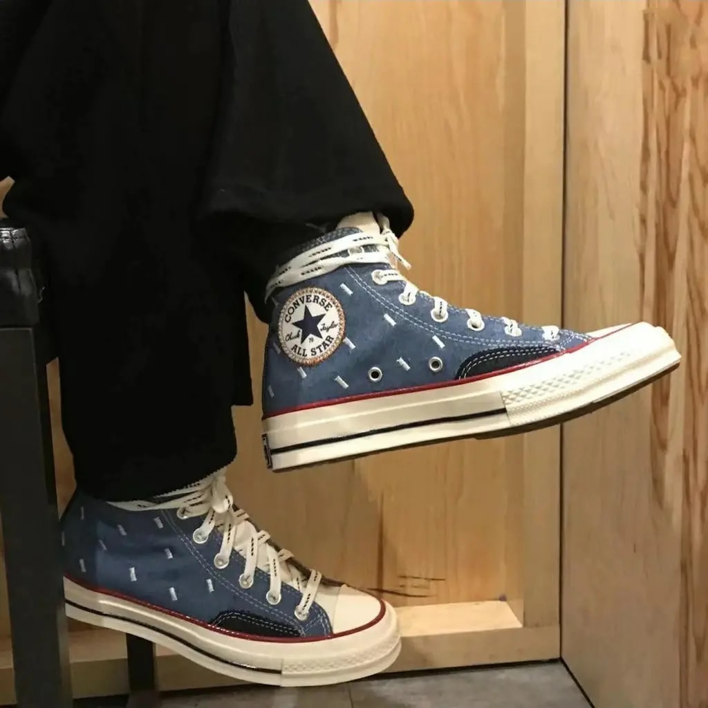 Giày Converse Chuck 70 High 'Indigo Boro' 171064C — ảnh 2