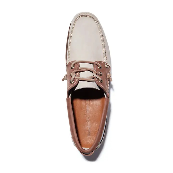 Giày Timberland Atlantis Break Boat Shoe for Men in Beige A2QGX269 — ảnh 5