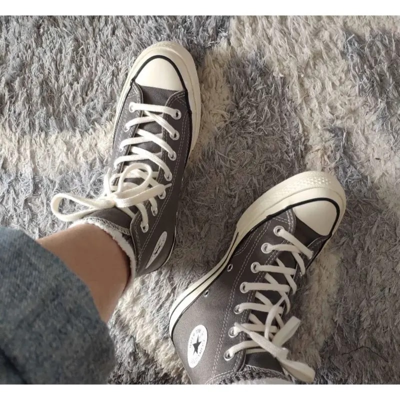 Giày Converse Chuck 70 Hi 'Grey Ivory' 164946C — ảnh 4
