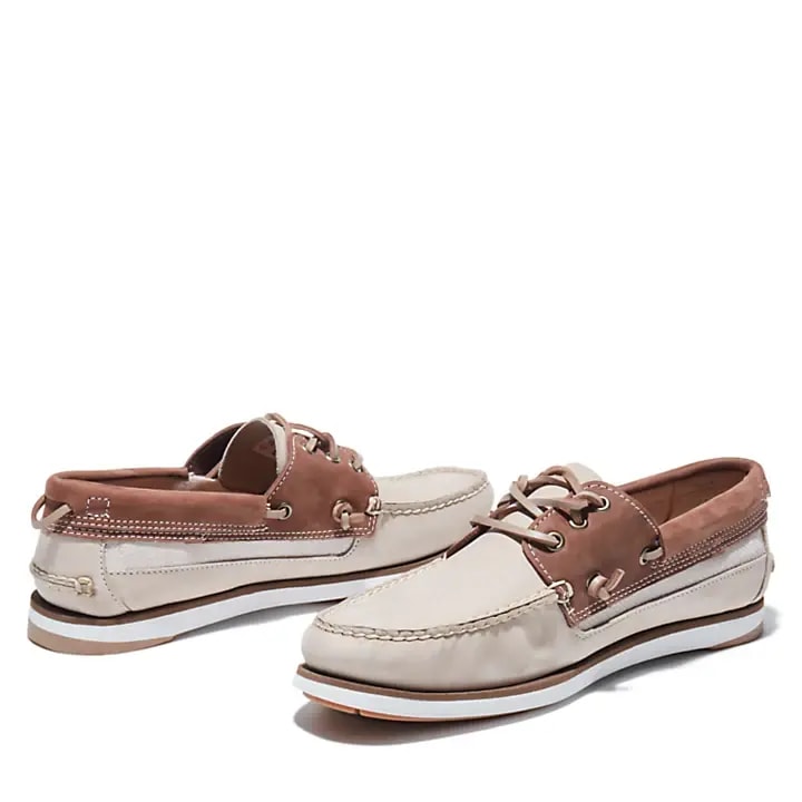 Giày Timberland Atlantis Break Boat Shoe for Men in Beige A2QGX269 — ảnh 3