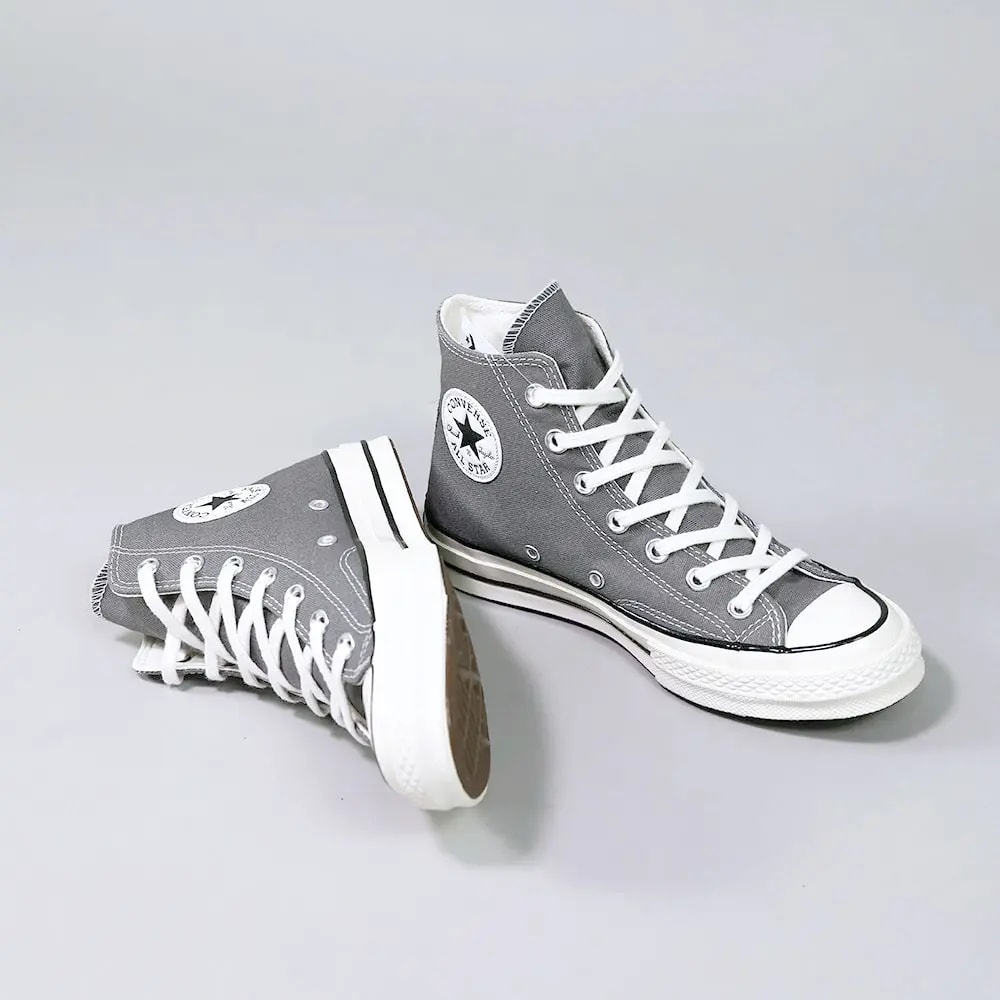 Giày Converse Chuck 70 Hi 'Grey Ivory' 164946C — ảnh 3