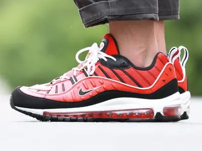 Giày Nike Air Max 98 'Red Black' 640744-604 — ảnh 4