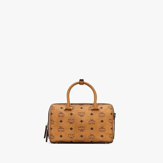 Túi MCM Essential Boston Bag in Visetos Original MWBBASE01CO001 — ảnh 5