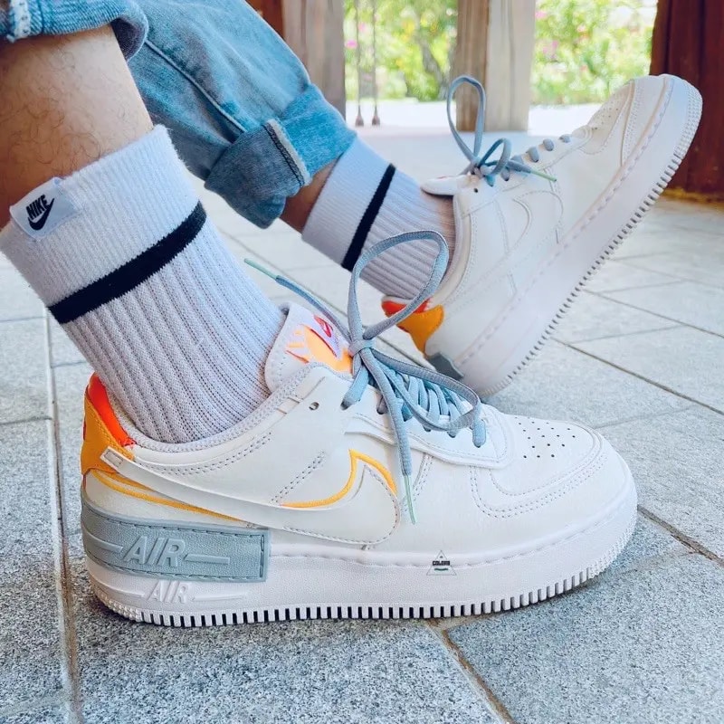 Giày Nike Wmns Air Force 1 Shadow 'Be Kind' DC2199-100 — ảnh 4