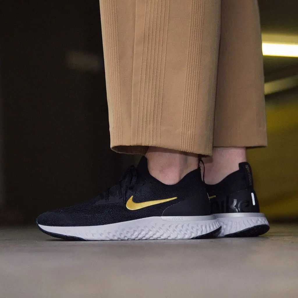 Giày Nike Wmns Epic React Flyknit 'Metallic Gold' AQ0070-013 — ảnh 2
