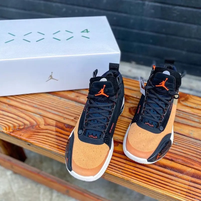 Giày Nike Air Jordan 34 GS 'Amber Rise' BQ3384-800 — ảnh 3