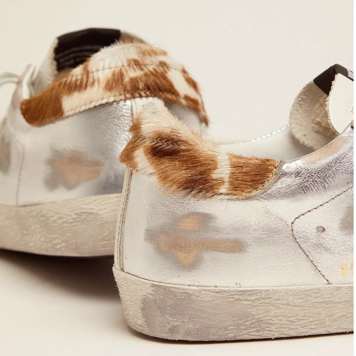 Giày Golden Goose Super Star Animal Print Heel GWF00101 F001414 70167 — ảnh 4