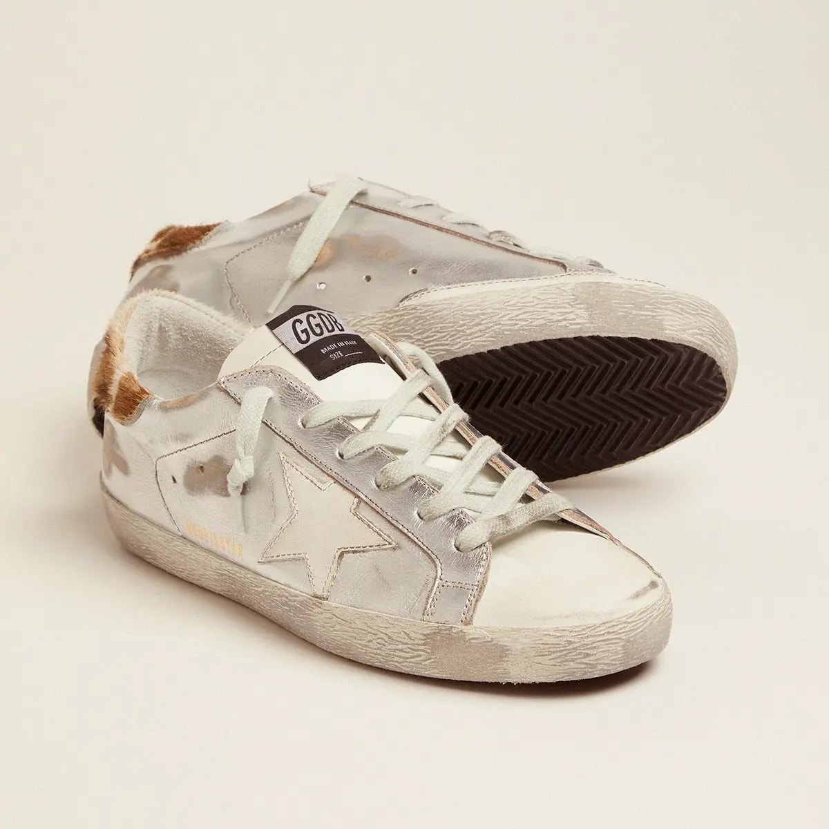 Giày Golden Goose Super Star Animal Print Heel GWF00101 F001414 70167 — ảnh 3