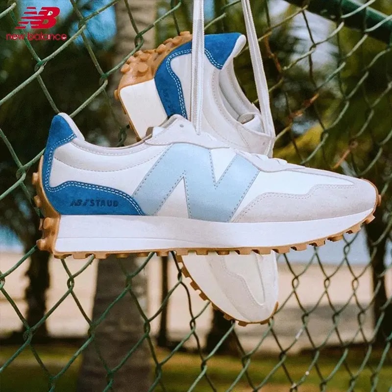 Giày New Balance STAUD x 327 'Sea Salt Atlantic' MS327SZ — ảnh 2