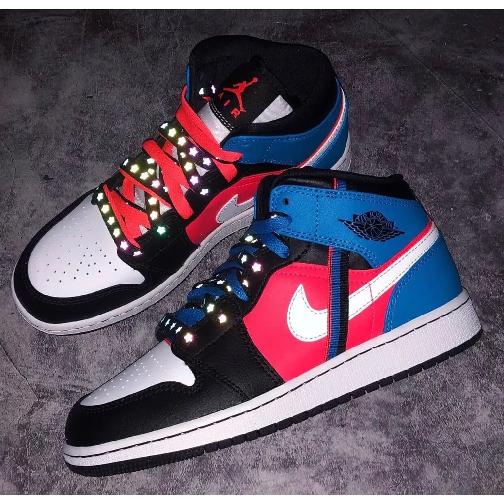 Giày Nike Air Jordan 1 Mid GS 'Game Time' CV4891-001 — ảnh 3
