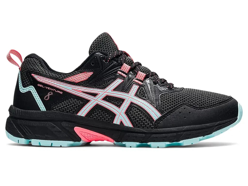 Giày Asics Wmns Gel Venture 8 Wide 'Black Clear Blue' 1012A706-008 — ảnh 2