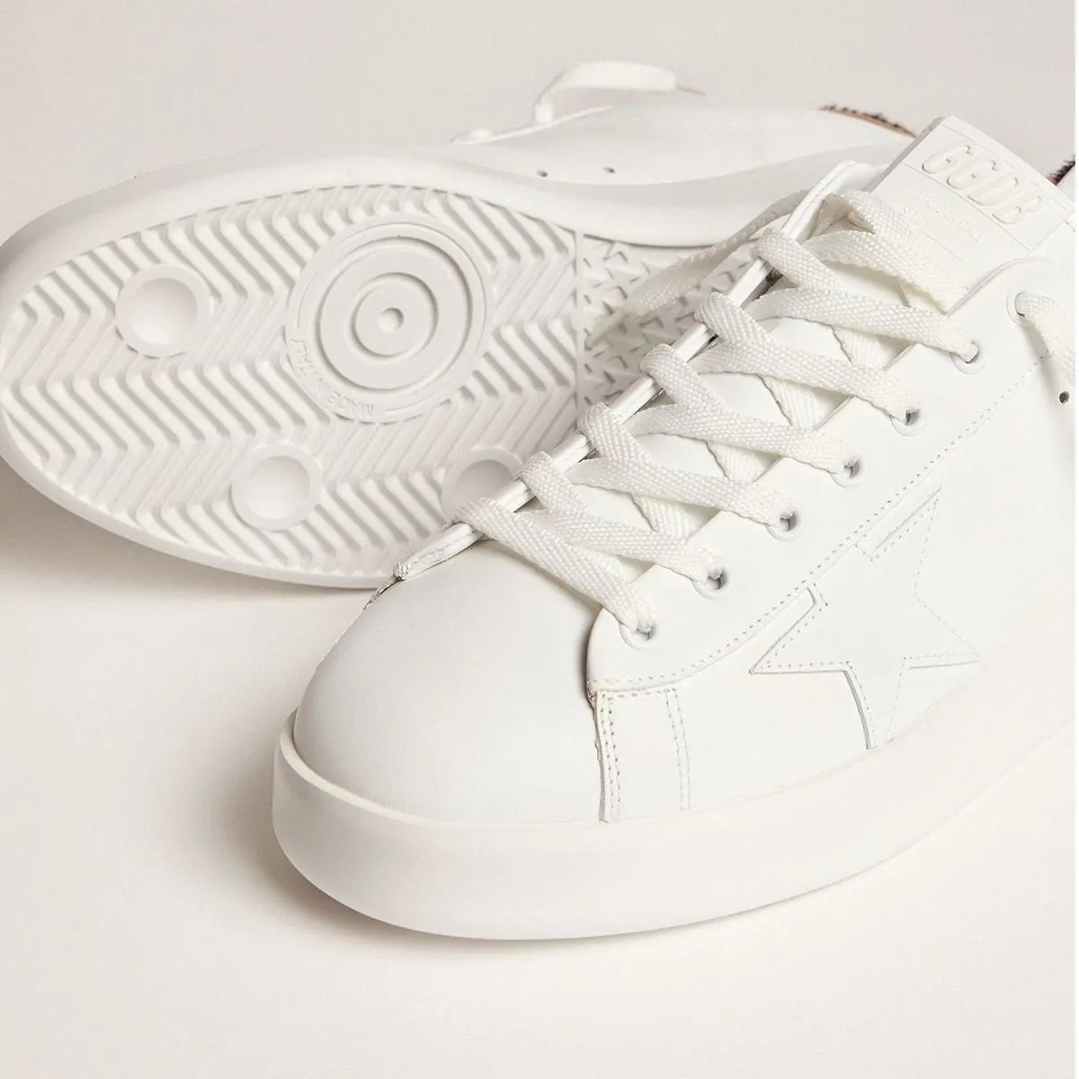 Giày Golden Goose Purestar White Leopard GMF00124-F000310-10269 — ảnh 4