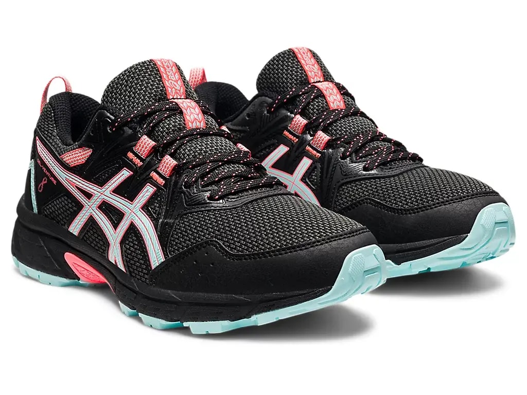 Giày Asics Wmns Gel Venture 8 Wide 'Black Clear Blue' 1012A706-008 — ảnh 4