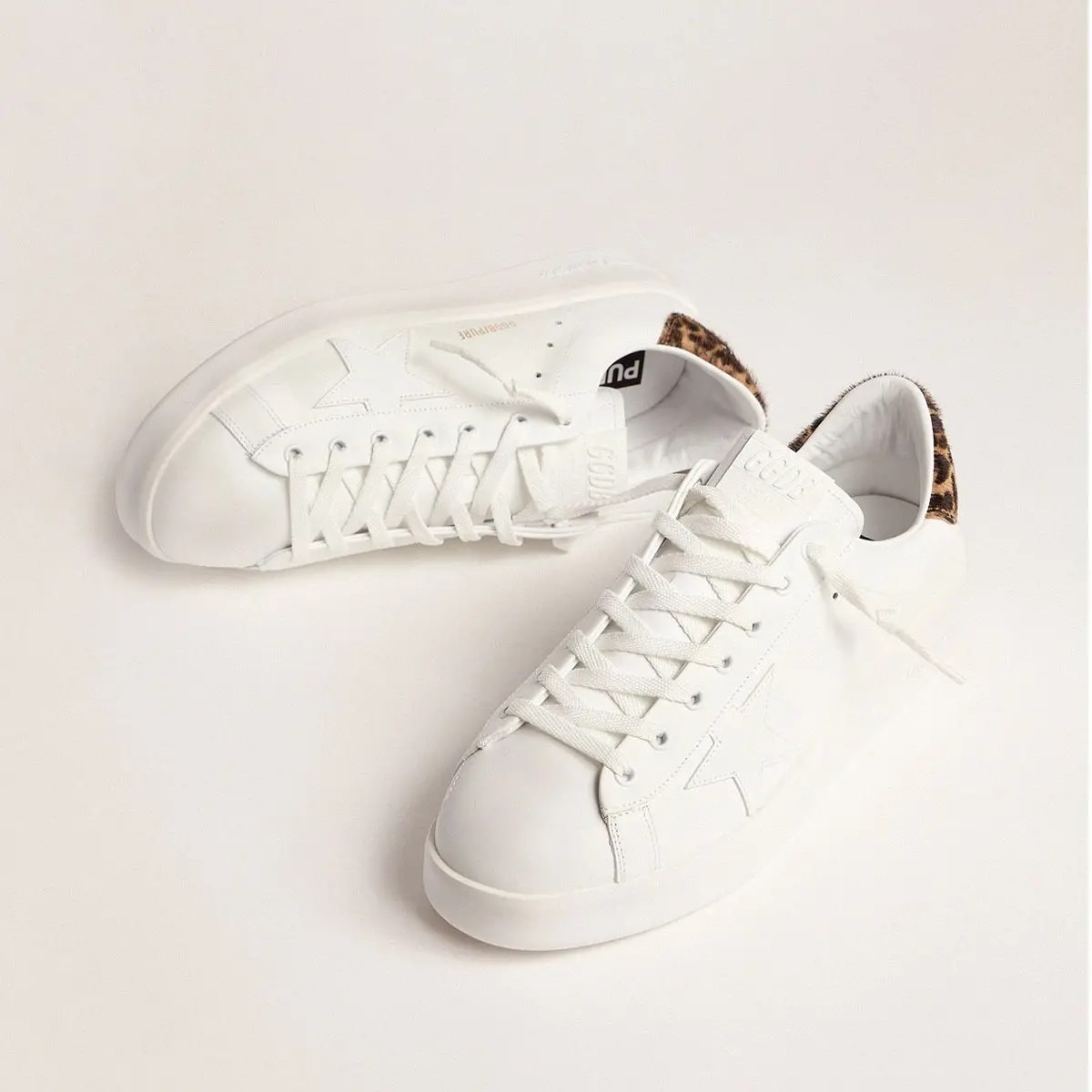 Giày Golden Goose Purestar White Leopard GMF00124-F000310-10269 — ảnh 2