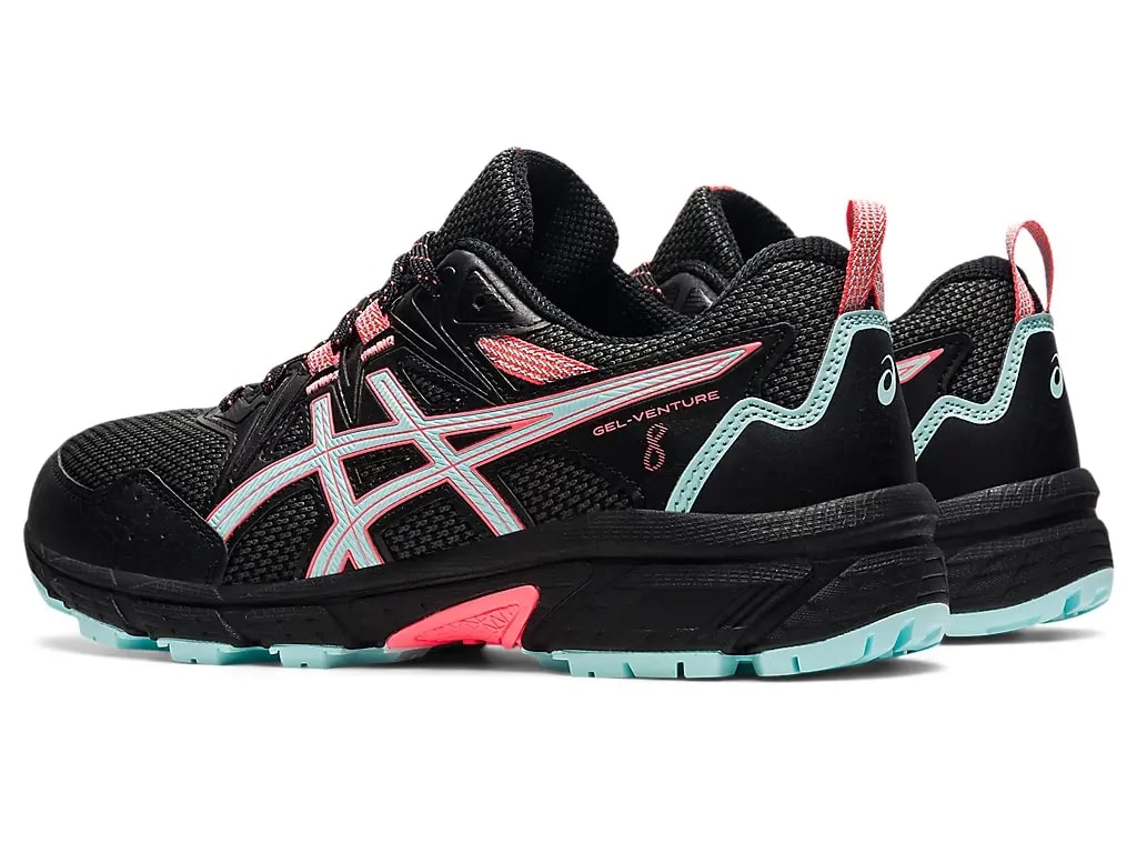Giày Asics Wmns Gel Venture 8 Wide 'Black Clear Blue' 1012A706-008 — ảnh 5