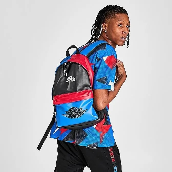 Balo Nike Air Jordan Mashup Retro 1 BackPack Red Blue Black 9A0390-RK2 — ảnh 4
