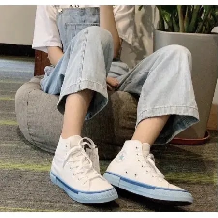 Giày Converse Chuck Taylor All Star High White 568805C — ảnh 3