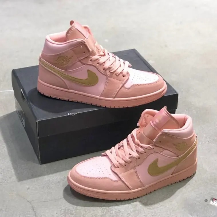 Giày Nike Air Jordan 1 Low 'Coral Stardust' CJ9216-676 — ảnh 4