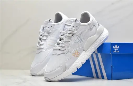 Giày Adidas Nite Jogger 2019 Boost Cloud White Core Black GZ3229 — ảnh 4