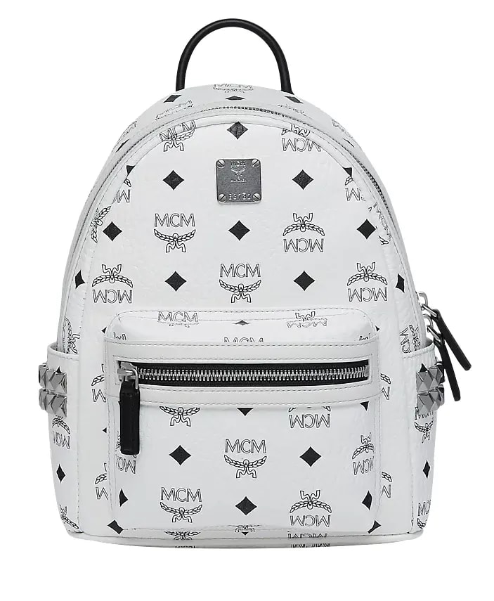 Túi MCM Stark Side Studs Backpack in Visetos MMK6SVE41WT001 — tieu-de: lien-he-order
