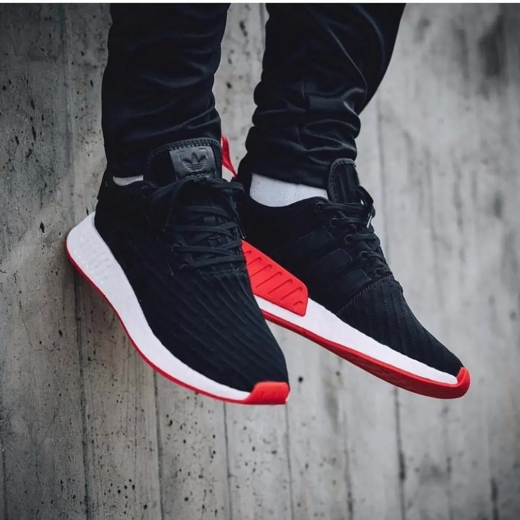 Giày Adidas NMD R2 Primeknit 'Core Black' BA7252 — ảnh 2