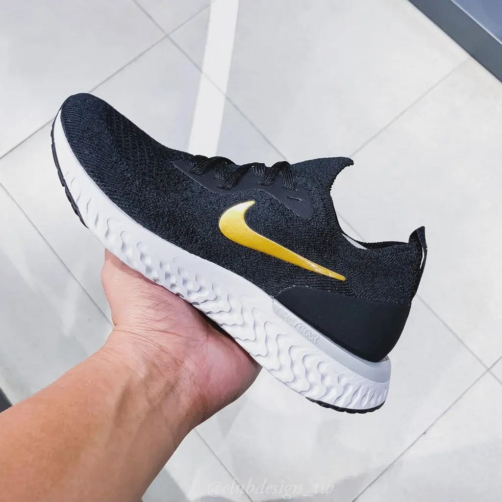 Giày Nike Wmns Epic React Flyknit 'Metallic Gold' AQ0070-013 — ảnh 4