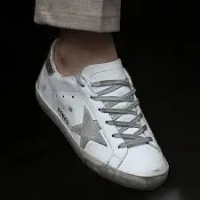 Giày Golden Goose Wmns Super Star 'White Silver' GCOWS590-W77 — ảnh 2