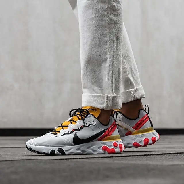 Giày Nike React Element 55 Bright Crimson BQ6166-102 — ảnh 2