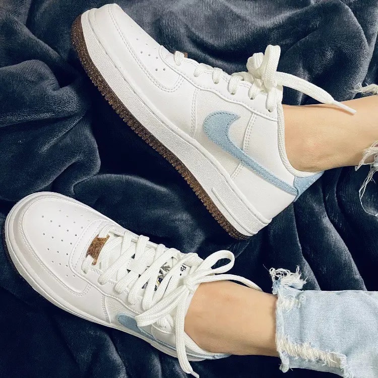 Giày Nike Air Force 1 LV8 GS 'Indigo' DA3093-100 — ảnh 4