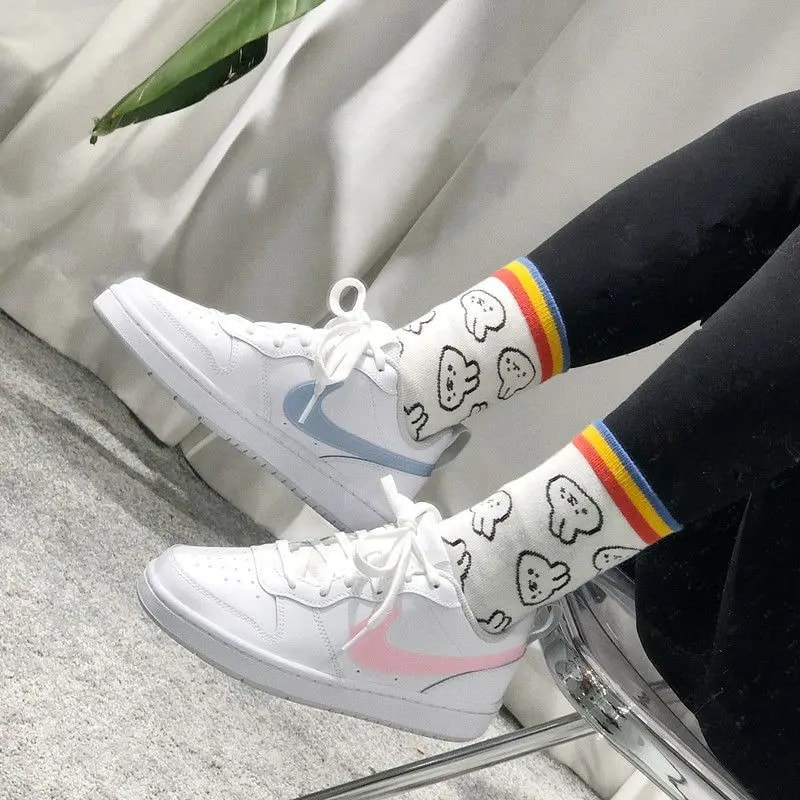 Giày Nike Court Borough Low 2 GS 'Arctic Punch' DD3023-100 — ảnh 3