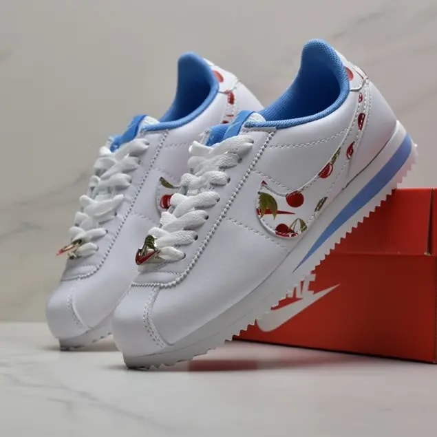 Giày Nike Cortez SE GS 'Cherry Pacnic' CJ2421-400 — ảnh 4