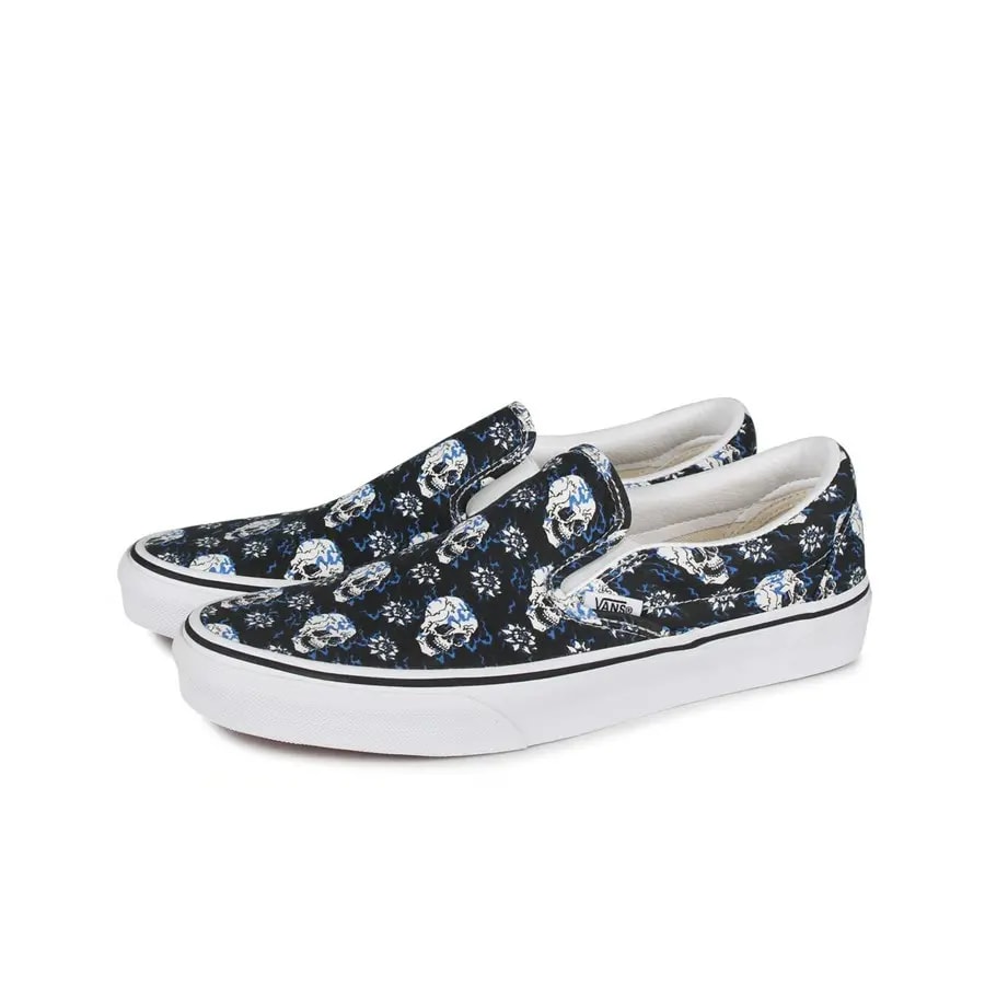 Giày Vans Classic Slip-On 'Flash Skull' VN0A4U381HJ — ảnh 2