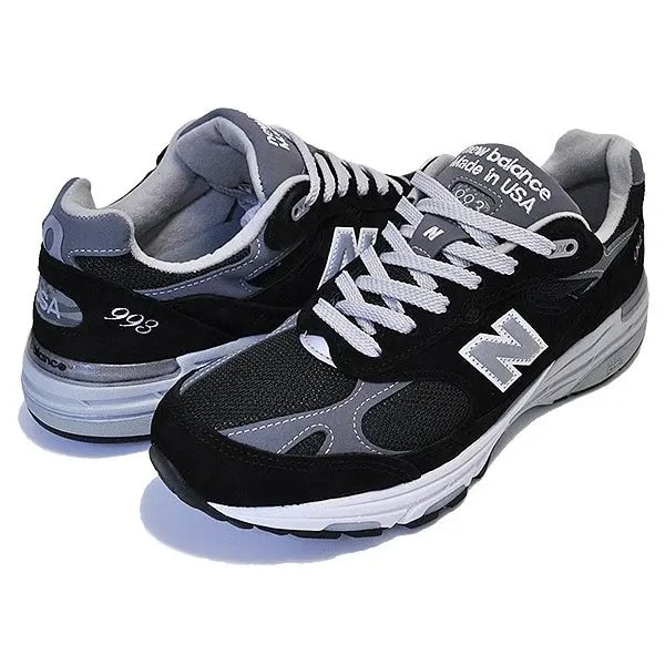 Giày New Balance 993 Made In USA 'Black White' MR993BK — ảnh 4
