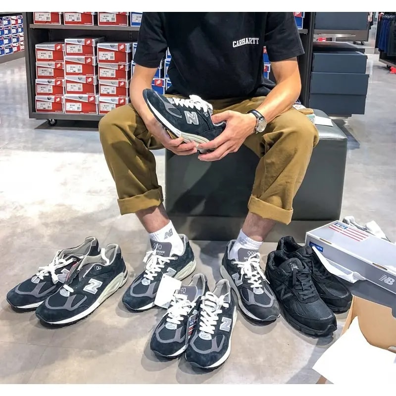 Giày New Balance 993 'Navy White' MR993NV — ảnh 4