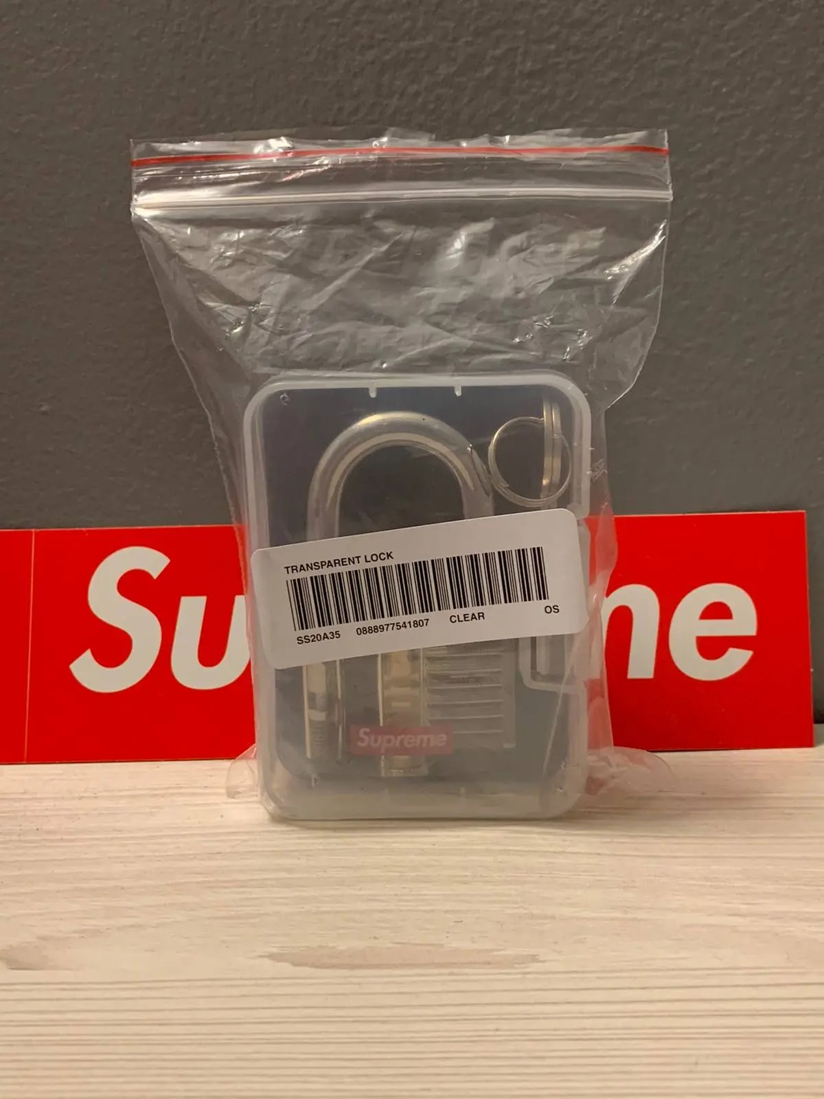 Ổ khóa Supreme Transparent Lock Clear SUP-TRLCLR — ảnh 3