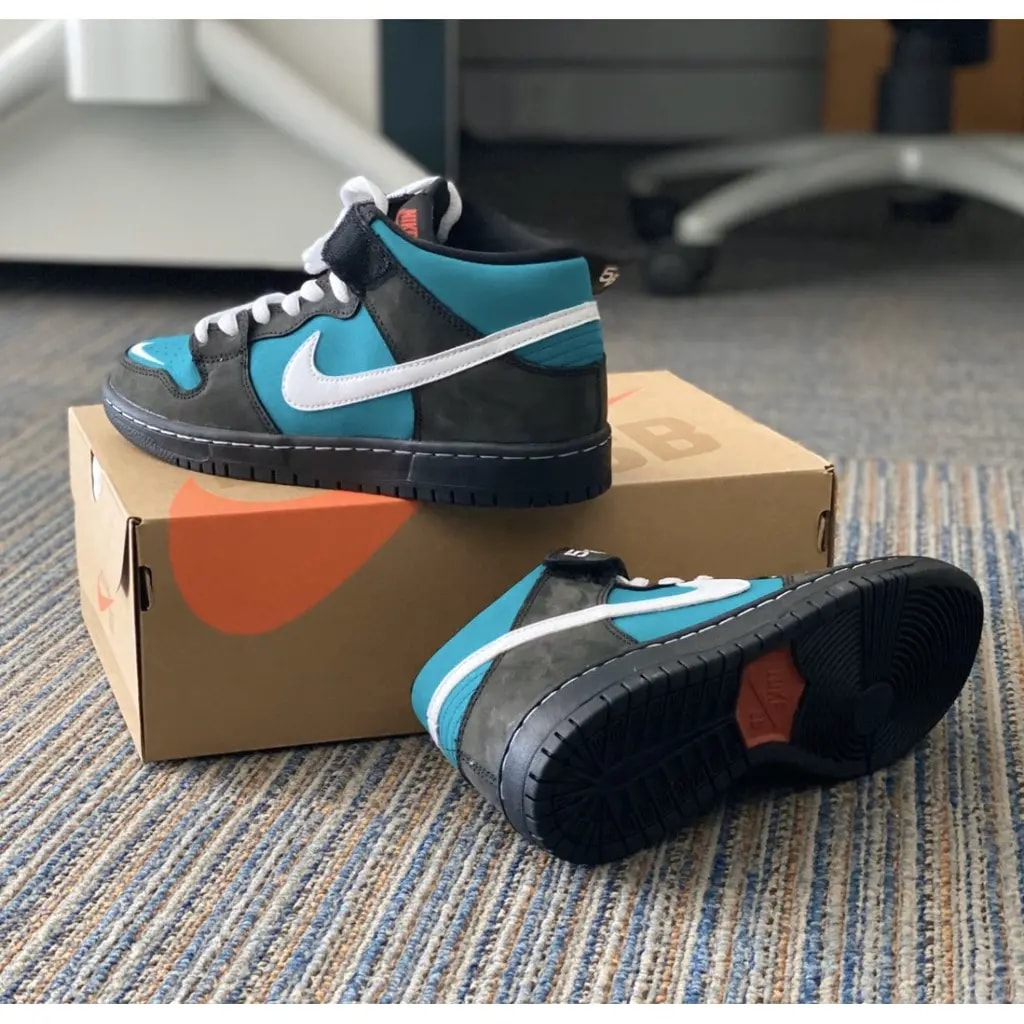 Giày Nike Dunk Mid SB 'Freshwater' CV5474-001 — ảnh 4