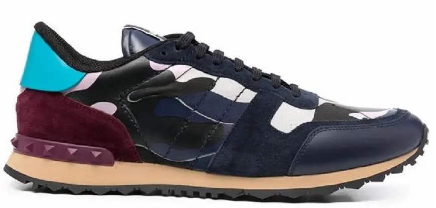 Giày Valentino Garavani Men Blue Leather Sneakers VY0S0723TCCE77 — kich-thuoc: lien-he-order