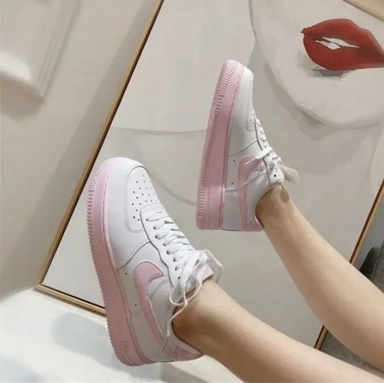 Giày Nike Air Force 1 GS 'White Pink Foam' CV7663-100 — ảnh 3