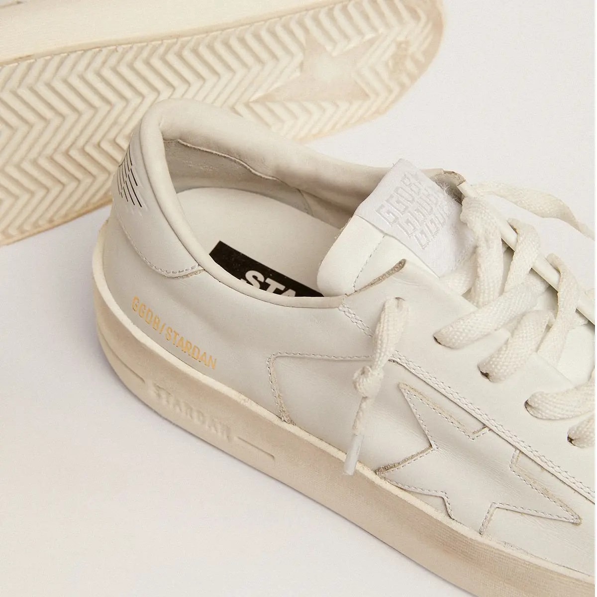 Giày Golden Goose Stardan Leather 'White' GWF00128-F000566-10100 — ảnh 3