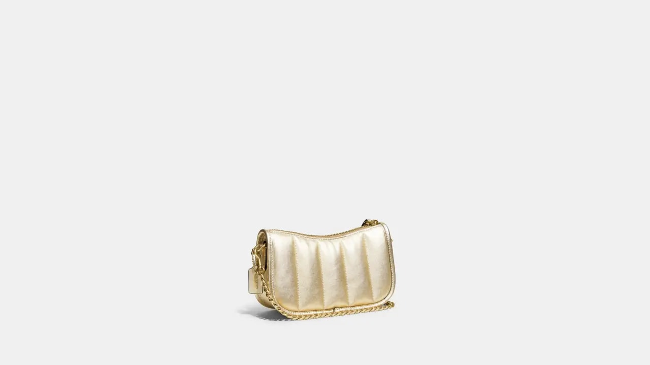 Túi Coach Swinger 20 With Quilting 'Metallic Soft Gold' C6746-B4TFV — ảnh 5